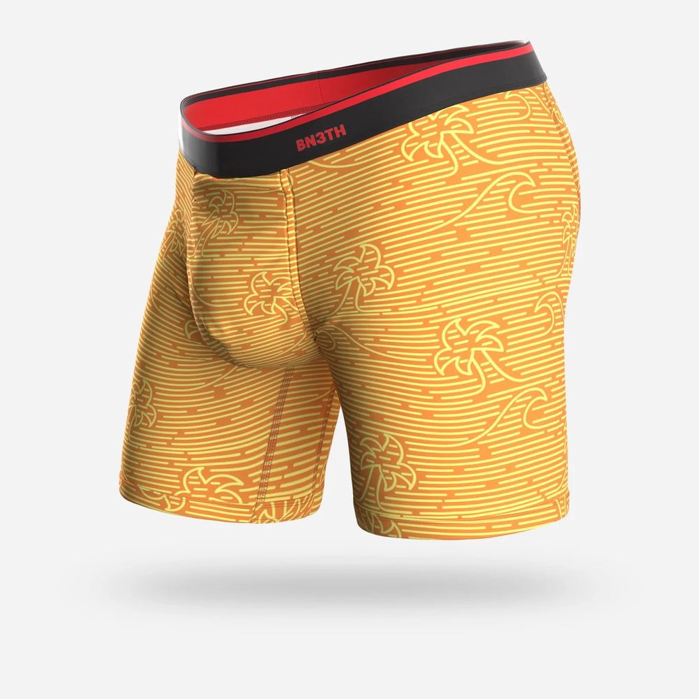 Classic Boxer Brief Print Linear Wave Sun Baked