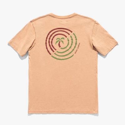 Palm Swirl T-Shirt Maple