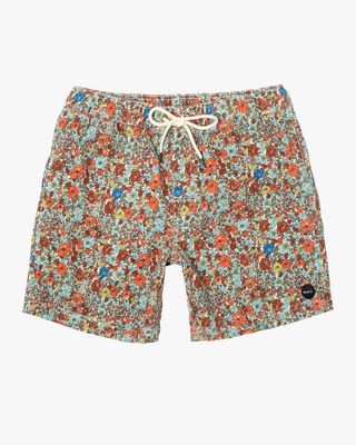 Escape Elastic Print Walk Short Natural