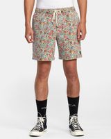 Escape Elastic Print Walk Short Natural