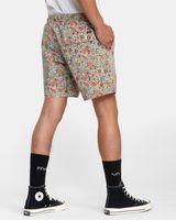 Escape Elastic Print Walk Short Natural