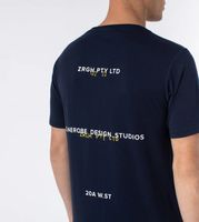 ZRGH Flintlock T-Shirt Gravel Indigo