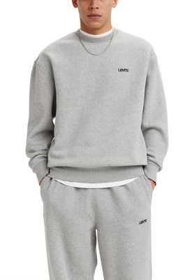 Levis Sweats Crew Mid Tone Grey Heather