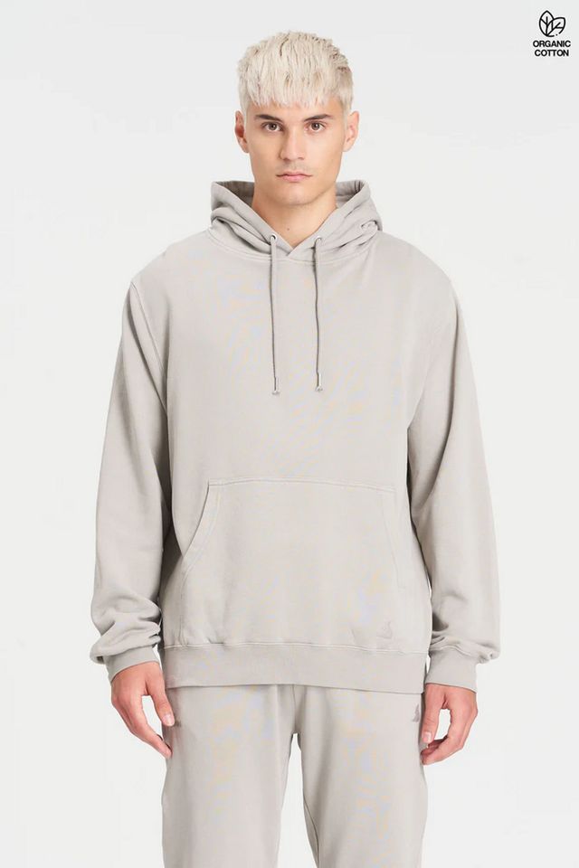 KUWALLA TEE Organic Perfect Hoodie Silver