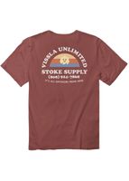 Blown Out Organic T-Shirt Rusty Red