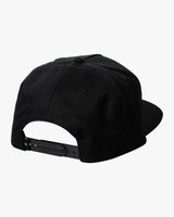 RVCA Square Snapback Black