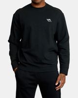 VA Essential Crewneck Fleece Black