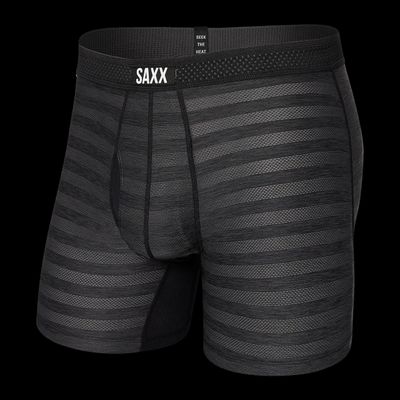 Droptemp Cool Mesh Boxer Brief Fly Black Heather