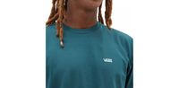 Left Chest Logo T-Shirt Deep Teal/White