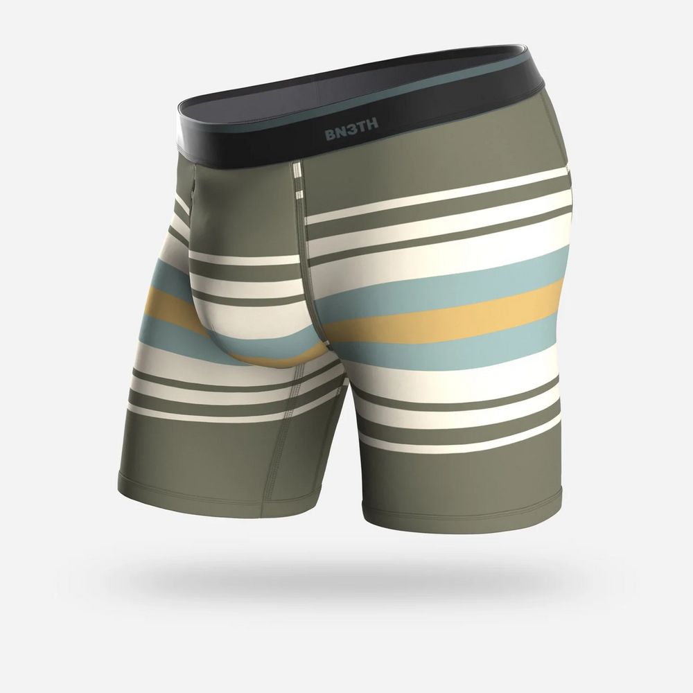 Classic Boxer Brief Print Sunday Stripe Pine