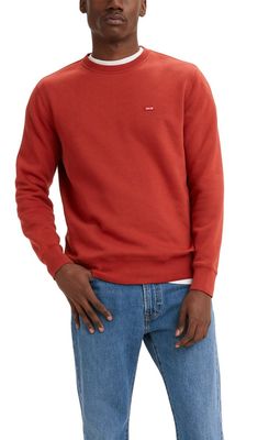 Core Crew Sweatshirt Brick Red
