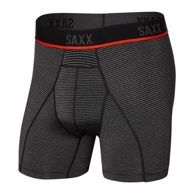 Kinetic L-C Mesh Boxer Brief Grey Feed Stripe