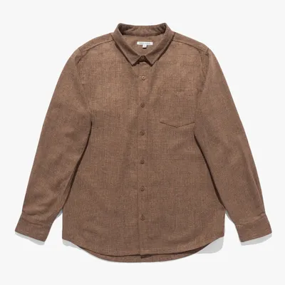 Therald Long Sleeve Shirt Walnut