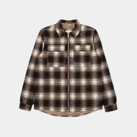 3880 Lined Over Shirt Shacket Brown