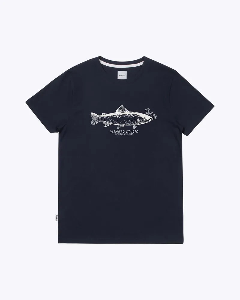 Smoke T-Shirt Navy Blue