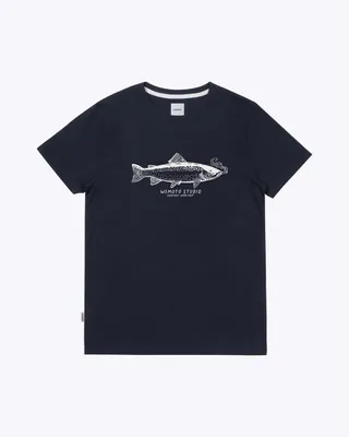 Smoke T-Shirt Navy Blue