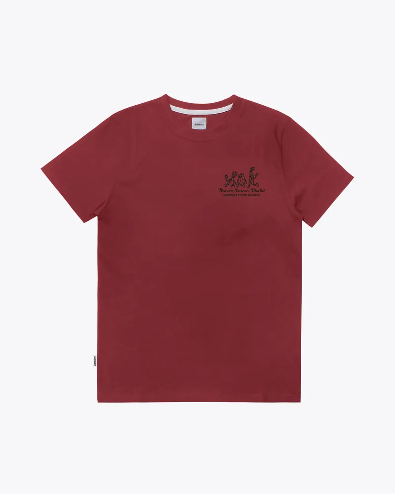 Vegetables T-Shirt Burgundy