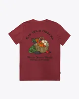 Vegetables T-Shirt Burgundy