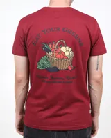 Vegetables T-Shirt Burgundy