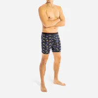 Classic Boxer Brief Print Rainbows Dark Navy