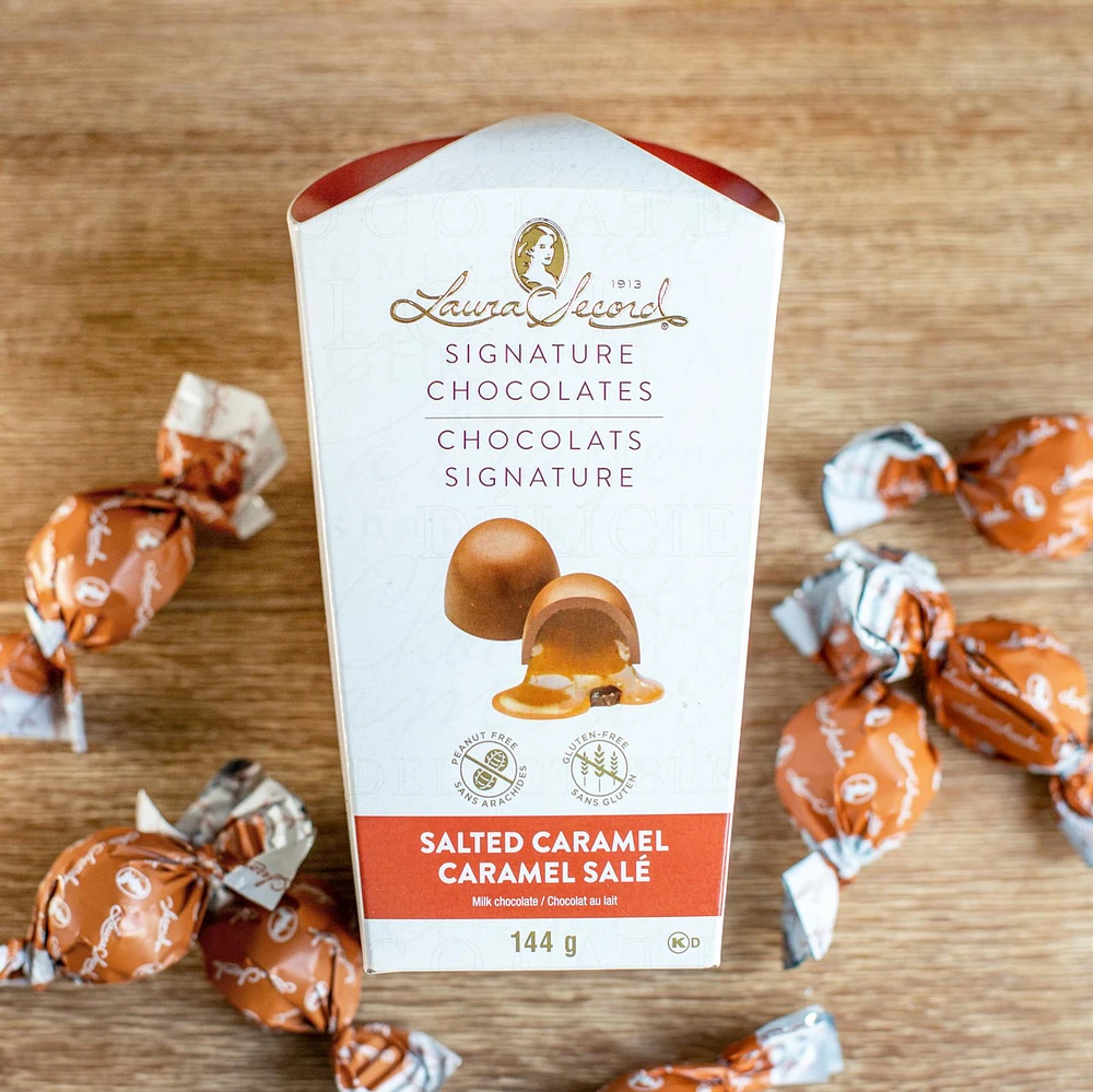 Signature vase box - Milk chocolate & salted caramel 144 g [92166]