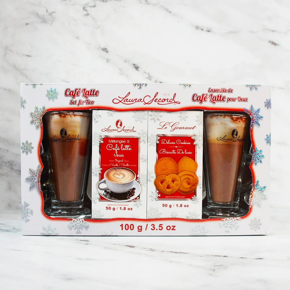 Café latte gift set for 2 [86644]