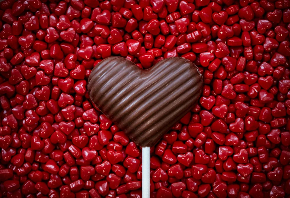 Milk Chocolate Heart Pop 50 g [86378]