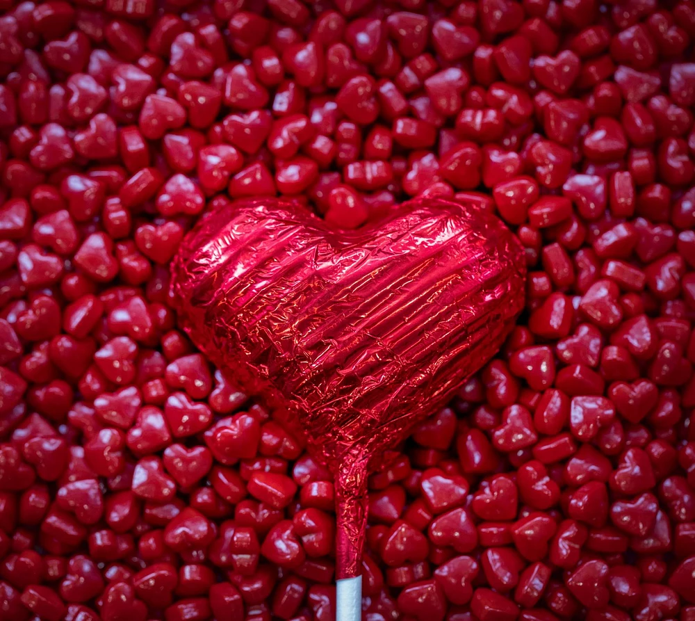Milk Chocolate Heart Pop 50 g [86378]