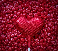 Milk Chocolate Heart Pop 50 g [86378]