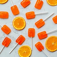 Orange Flavour Kiddy Pop Bag - 12 pieces [38188O]