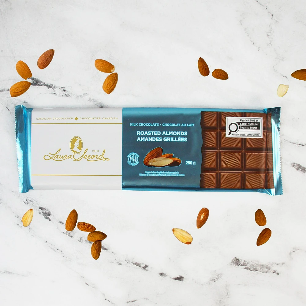 Milk Chocolate & Roasted Almonds Bar 250 g [87227]