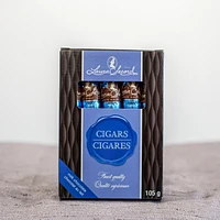 Box of 5 Blue Milk Chocolate Cigars [92968]