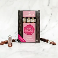 Box of 5 Pink Milk Chocolate Cigars [92969]