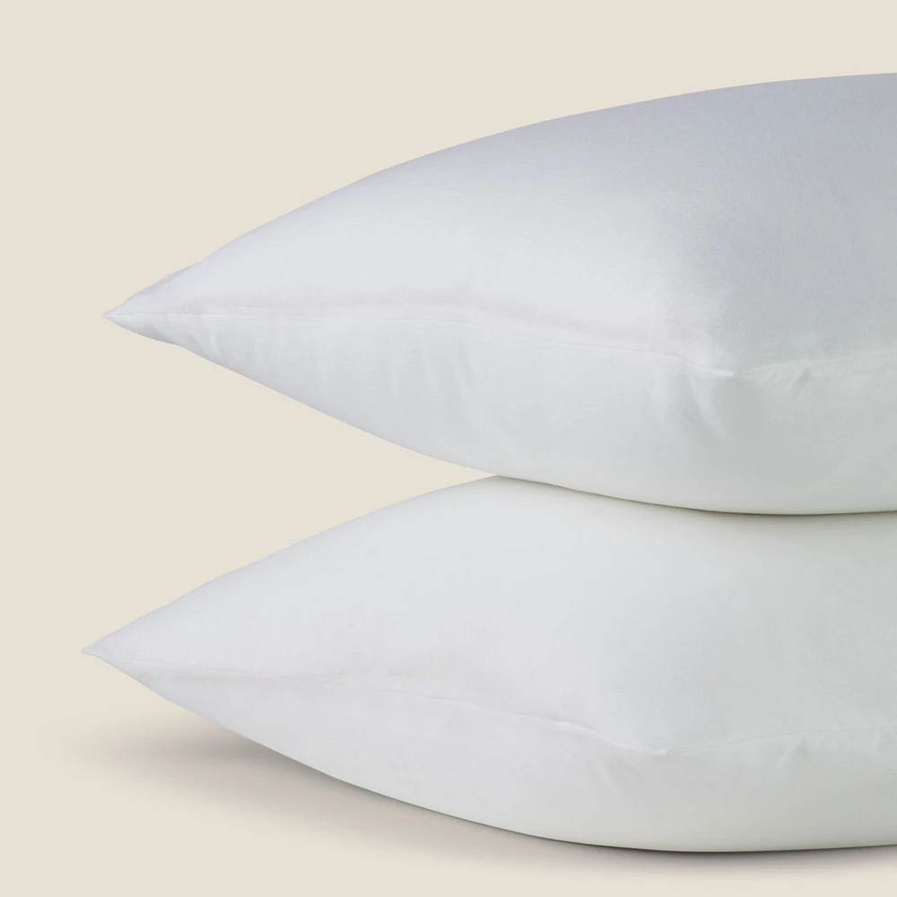 Silk & Snow Linen Pillowcase Set