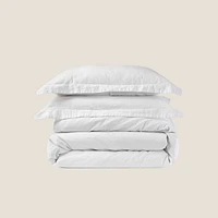 Silk & Snow Linen Duvet Cover Set