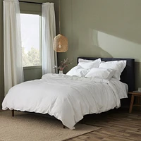 Silk & Snow Linen Duvet Cover Set