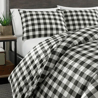 Eddie Bauer Mountain Plaid Duvet Cover Set