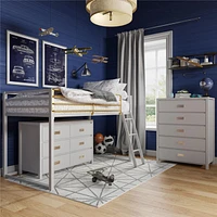 Little Seeds Monarch Hill Haven Metal Junior Loft Bed