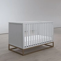 Little Seeds Haven 3-in-1 Metal Base Crib