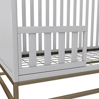 Little Seeds Haven 3-in-1 Metal Base Crib