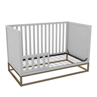 Little Seeds Haven 3-in-1 Metal Base Crib