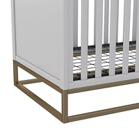 Little Seeds Haven 3-in-1 Metal Base Crib