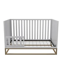 Little Seeds Haven 3-in-1 Metal Base Crib