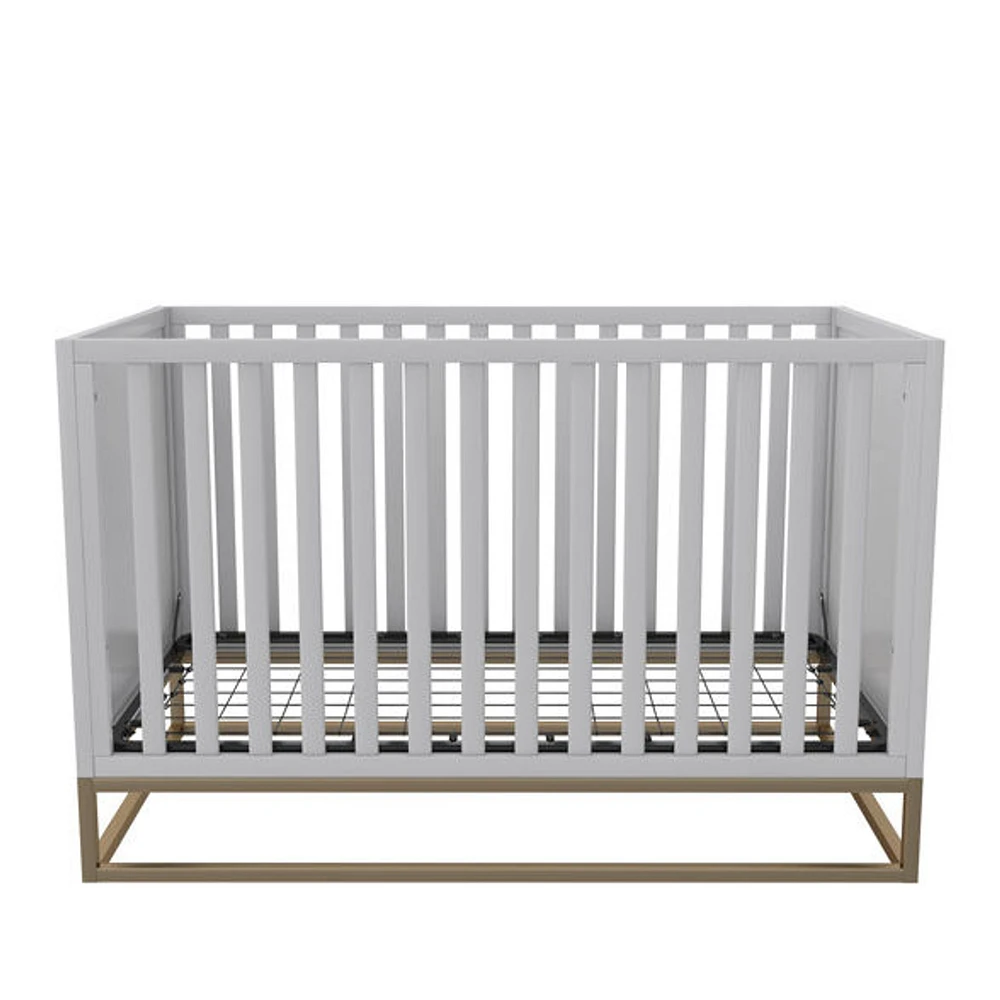 Little Seeds Haven 3-in-1 Metal Base Crib