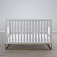 Little Seeds Haven 3-in-1 Metal Base Crib