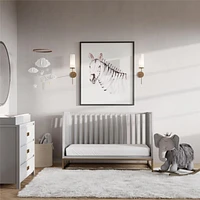 Little Seeds Haven 3-in-1 Metal Base Crib