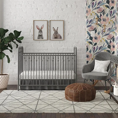 Little Seeds Monarch Hill Ivy Metal Baby Crib