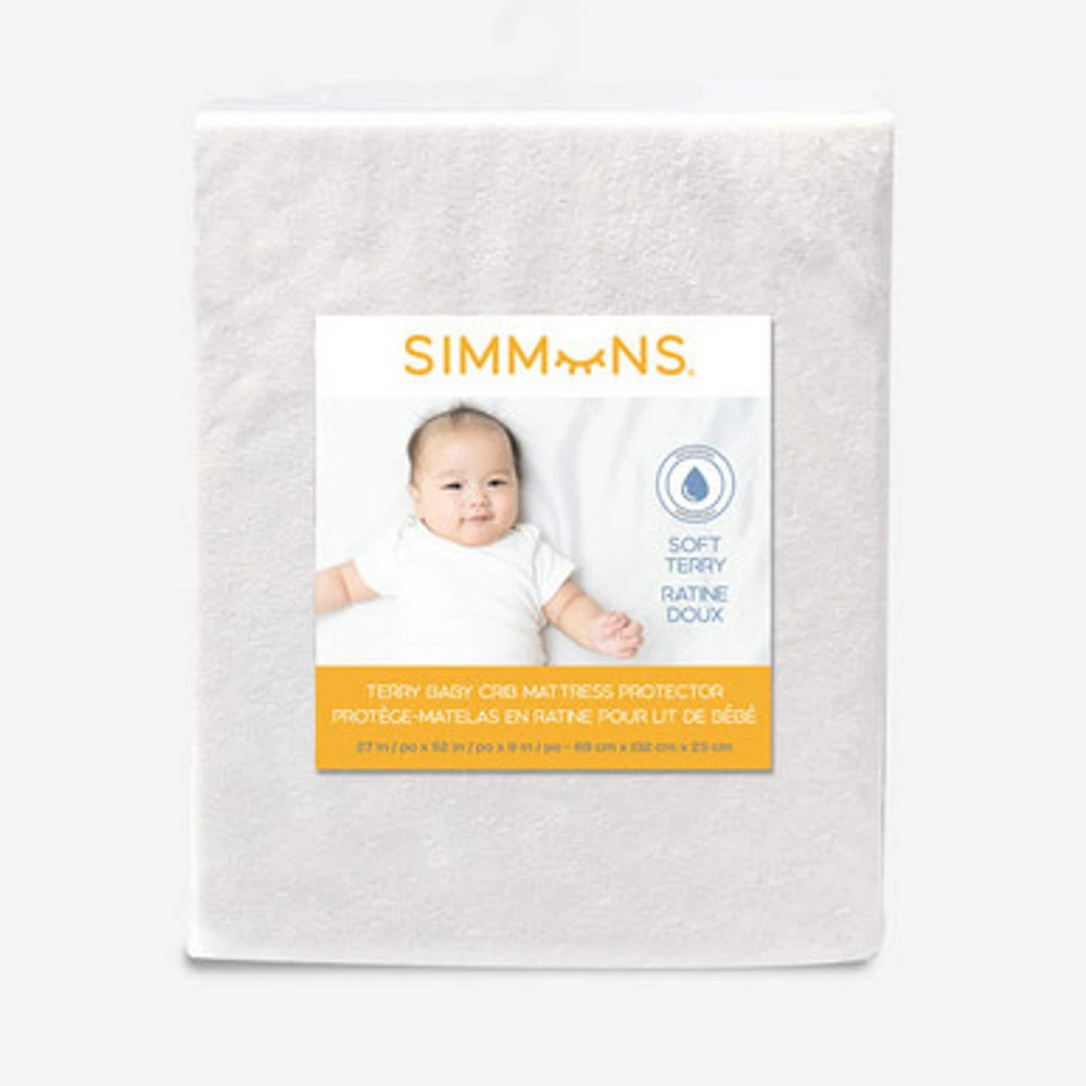 Simmons Terry Baby Crib Mattress Protector