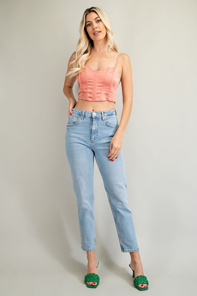 GLAM CROP TOP ROSE PK214607