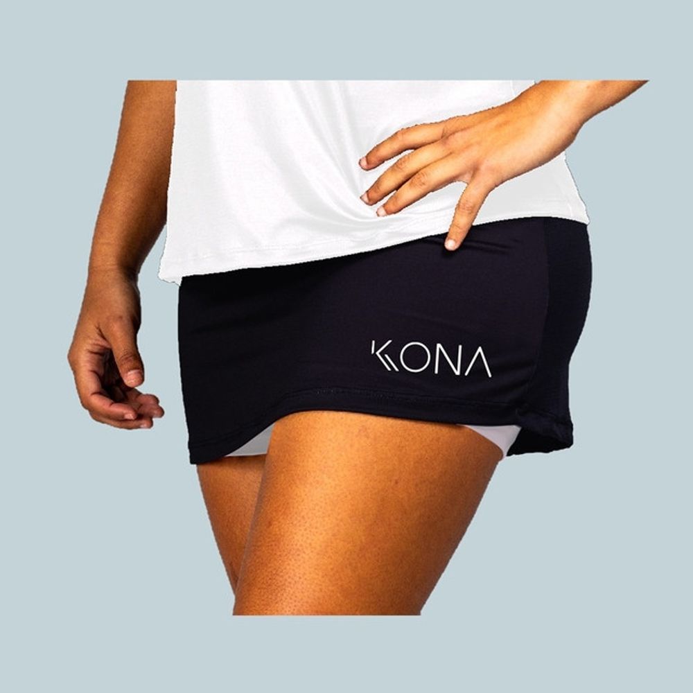 KONA BAS SKIRT BK/LT WH216116